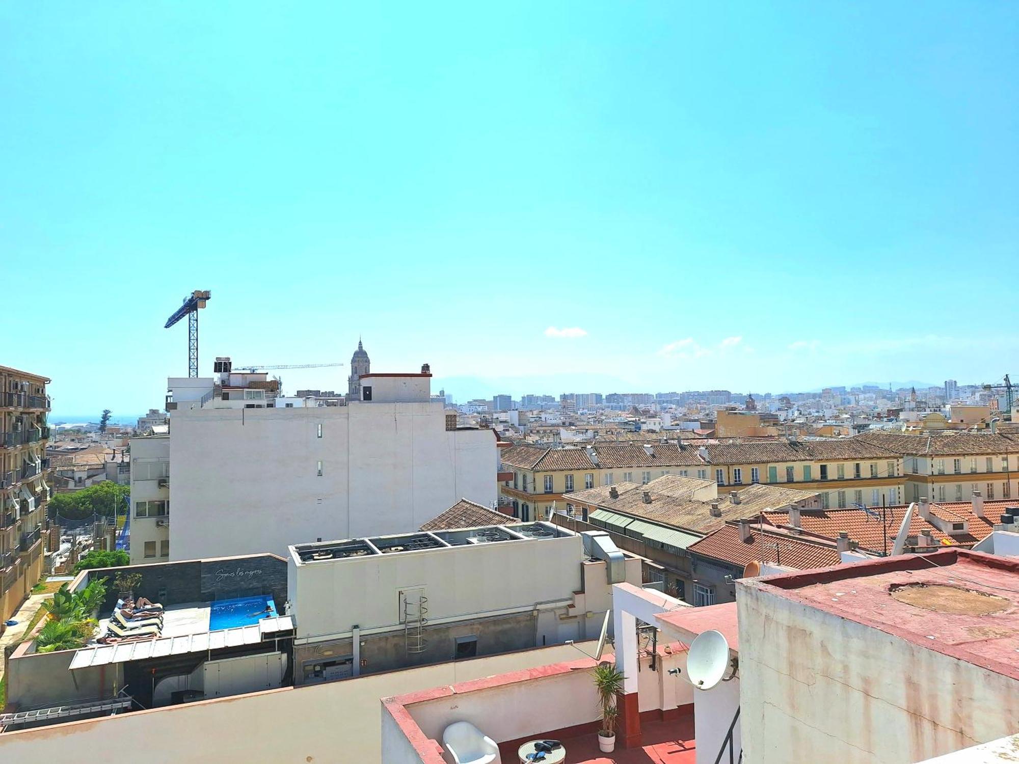 Malaga Centre Rooftop Terrace With Panoramic Views Zewnętrze zdjęcie